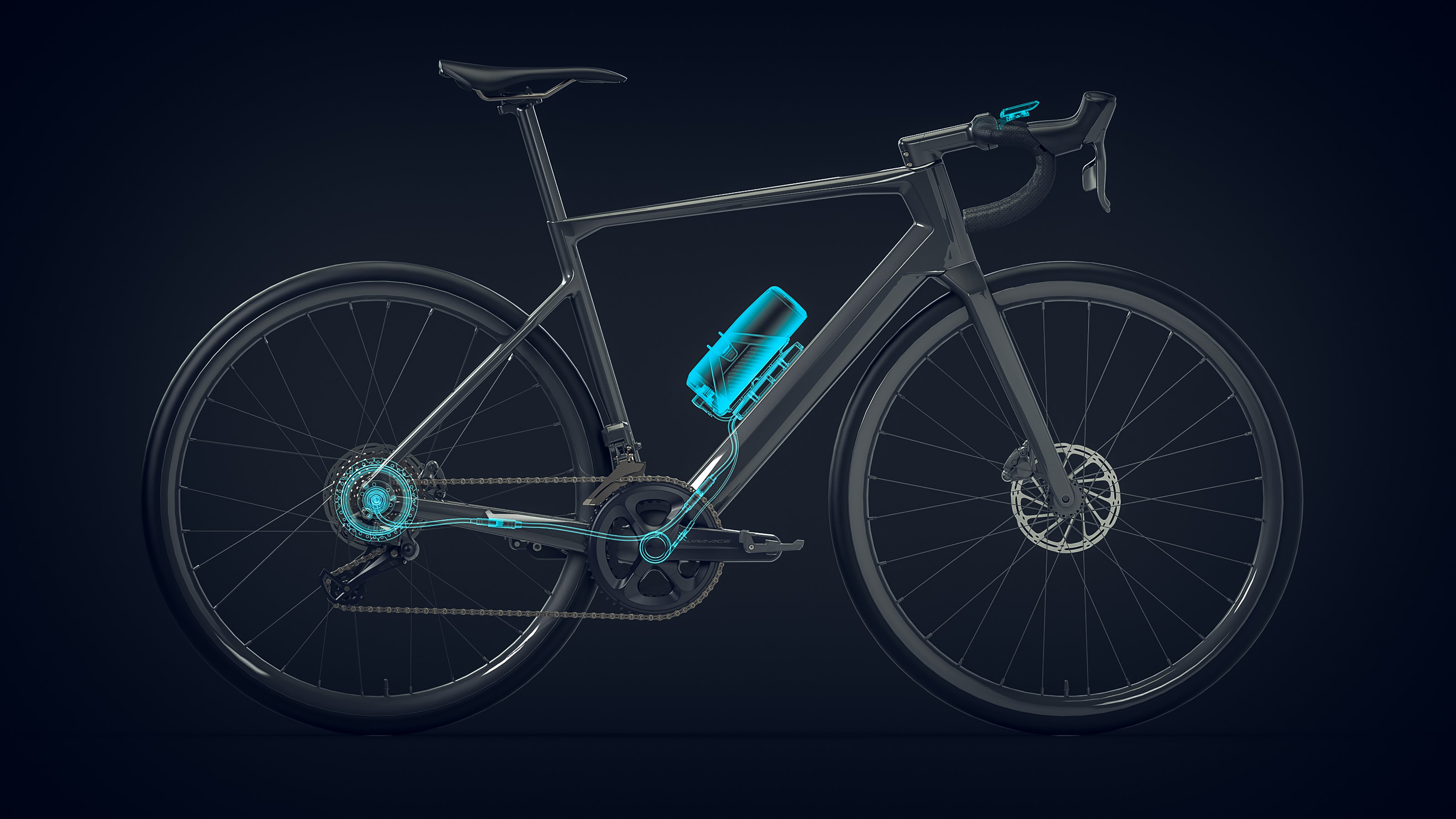 Support De Fixation Mahle Smartbike EBM Pulsar One Holder - Noir, Pour Vélo à Assistance Électrique, Version Top Mount